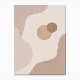Calming Abstract Painting in Neutral Tones 15 Canvas Print