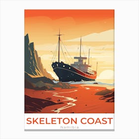 Namibia Skeleton Coast Travel Canvas Print