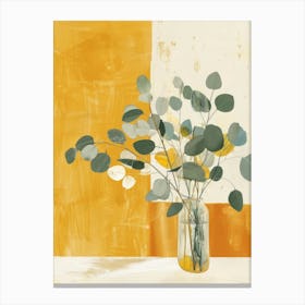 Eucalyptus In A Vase Canvas Print
