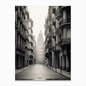 Santander, Spain, Spain, Black And White Photography 1 Canvas Print