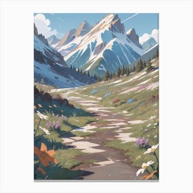 Mountain Landscape Canvas Print