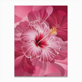 Hibiscus Flower 10 Canvas Print