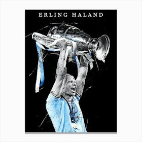 Erling Braut Haland Manchester City Canvas Print