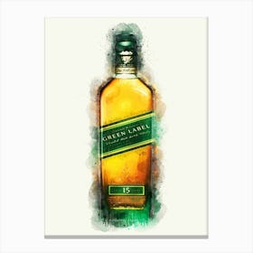 Johnnie Walker Scotch Whiskey Canvas Print