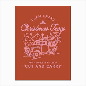 Farm Fresh Christmas Tree Canvas Print