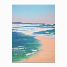 Fingal Bay Beach Australia Monet Style Canvas Print