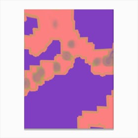 Pixel Art 7 Canvas Print