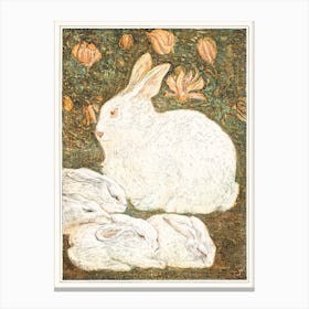 Rabbits (1878–1910), Theo Van Hoytema Canvas Print