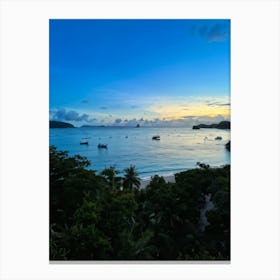 Ocean Cape Holiday Siam Beautiful Shore Point Paradise Turquoise Peaceful Sunset Grass M (26) Canvas Print