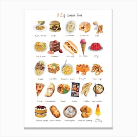 Comfort Food Canvas Print
