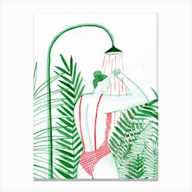 Tropical Shower Canvas Print