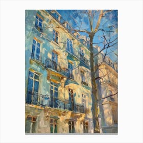 Paris Apartment Building Canvas Print