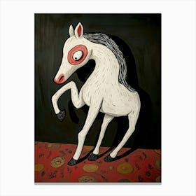 White Horse 2 Canvas Print