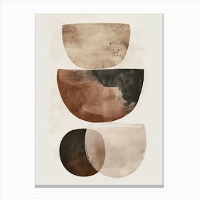 Paris Stone Park Bauhaus Minimalist Canvas Print