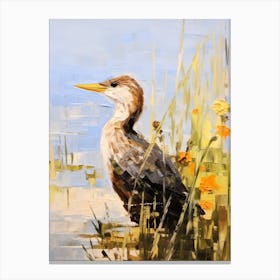 Bird Painting Cormorant 1 Canvas Print