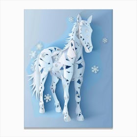 Paper Horse Canvas Print