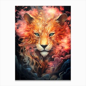 Lion Art 2 Canvas Print