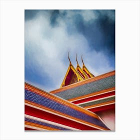 Rooftops Of Bangkok Canvas Print