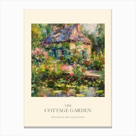 Cottage Garden Poster Fairy Pond 7 Canvas Print