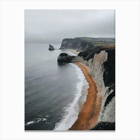 White Cliffs Of Dorset Canvas Print