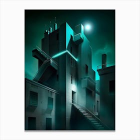 Dark City Canvas Print