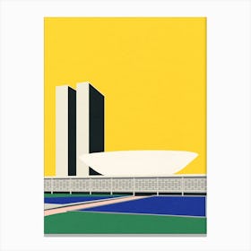Congresso Nacional Brasilia Canvas Print