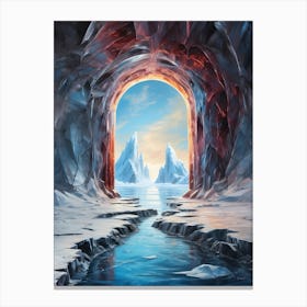 Snow Cave Canvas Print