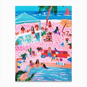Playa Rosa 2 Canvas Print