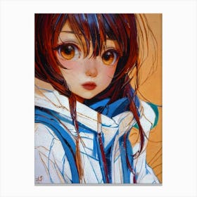 Anime Girl 1 Canvas Print