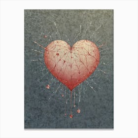 Broken Heart Canvas Print