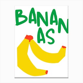 Bananas Canvas Print