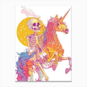 Unicorn Skeleton 1 Canvas Print