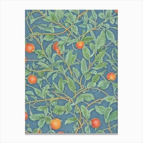 Common Persimmon 2 tree Vintage Botanical Canvas Print