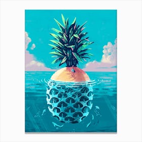 Stranded On Pineapple Island Canvas Print