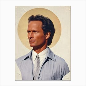 Ed Harris Retro Collage Movies Canvas Print