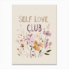 Self Love Club Canvas Print