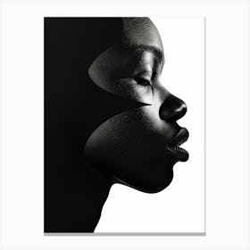 Portrait Of Africa Woman Canvas Print