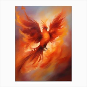 Fiery Phoenix 8 Canvas Print