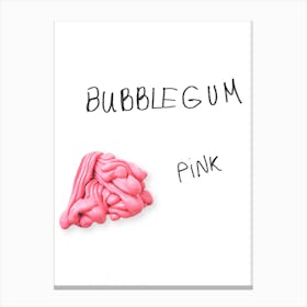 Bubblegum Pink Canvas Print