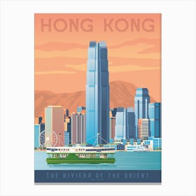 Hong Kong Asia Canvas Print