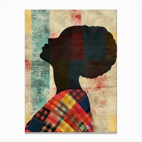 Silhouette Of A Woman 52 Canvas Print