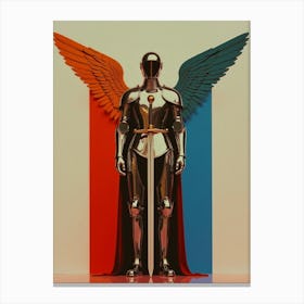 Archangel Michael, Surrealist Canvas Print