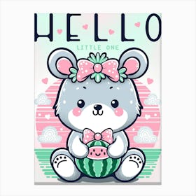 Hello Little One Canvas Print