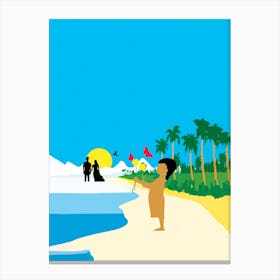 Hawaiian Beach Canvas Print