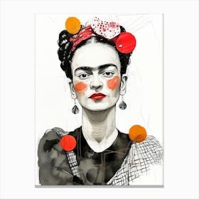 Frida Kahlo portrait 3 Lienzo