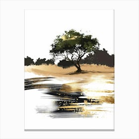 Savannah Landscape Canvas Print