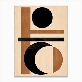 Salzgitter Symmetry, Geometric Bauhaus Canvas Print