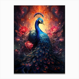 Peacock Canvas Print