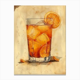 Iced Tea 30 Canvas Print