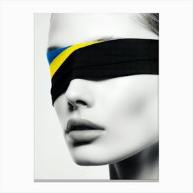 Blindfolded Canvas Print